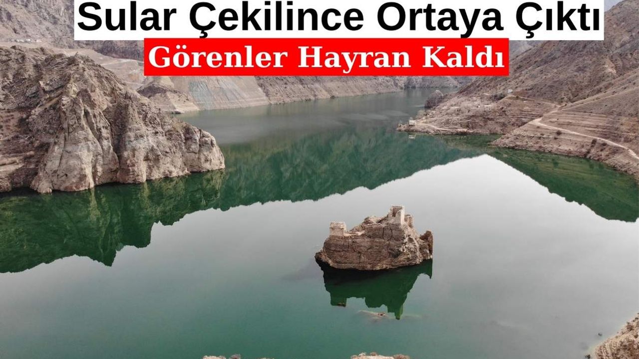 Sular Çekilince Ortaya Çıktı! Gören Hayran Kaldı!