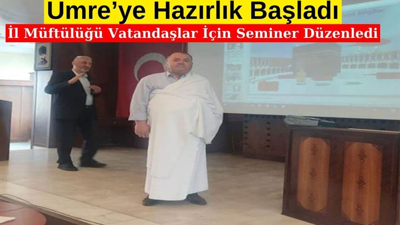 İl Müftülüğü'nden Umre'ye Hazırlık Kursu