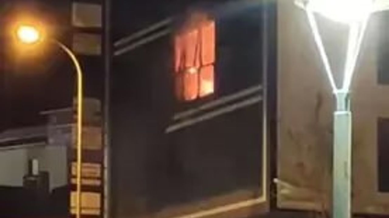 İş Merkezinde Korkutan Yangın