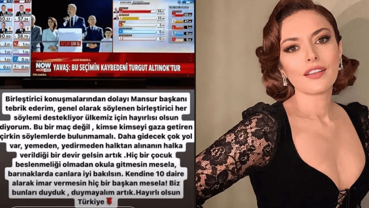 Ezgi Mola'dan Seçim Göndermesi: Bu Bir Maç Değil!