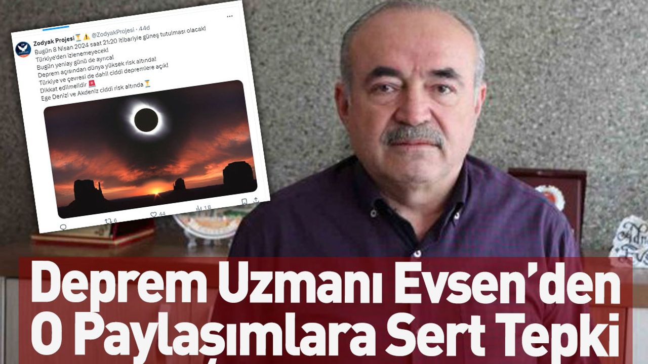 Jeoloji Mühendisi Evsen: Masum İnsanları Kandırmaktan Vazgeçin