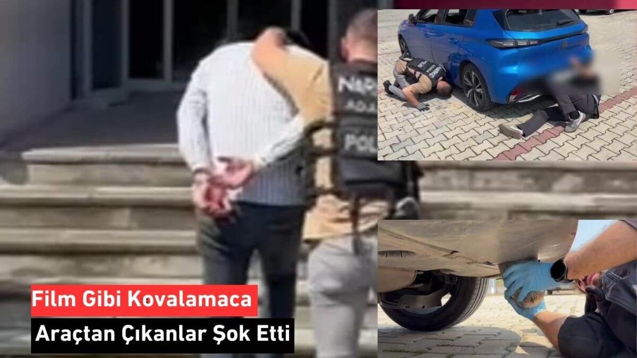 Film Gibi Kovalamaca: Araçtan Çıkanlar Şok Etti