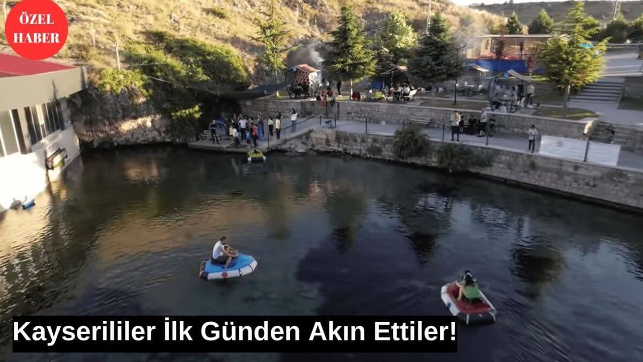 Kayseri’de Bayram Coşkusu! İlk Günden Akın Ettiler!