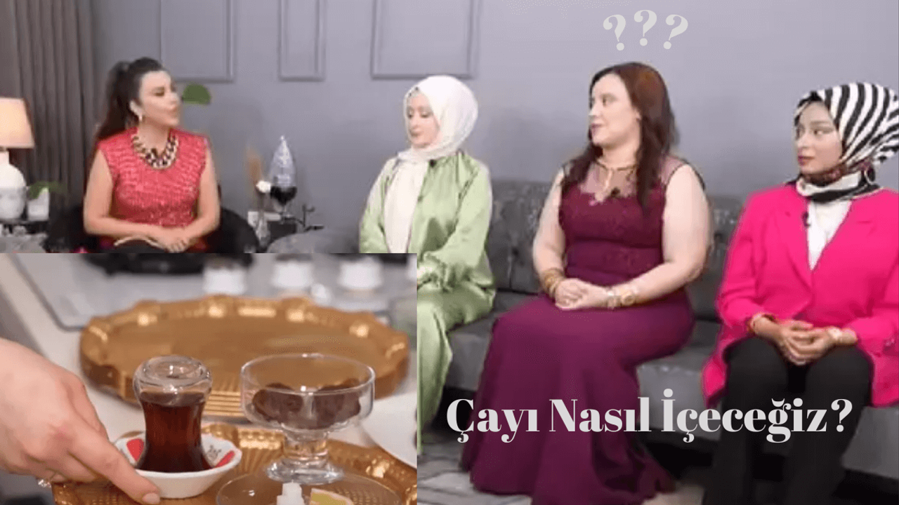 Gelin Evinde İlginç Sunum: Çayı Nasıl İçeceğiz?