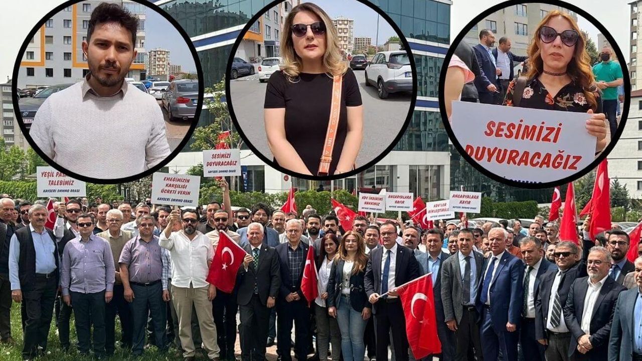 Kayseri’de, Haklarını Aradılar! ‘Emeğimizin Karşılığını Verin’