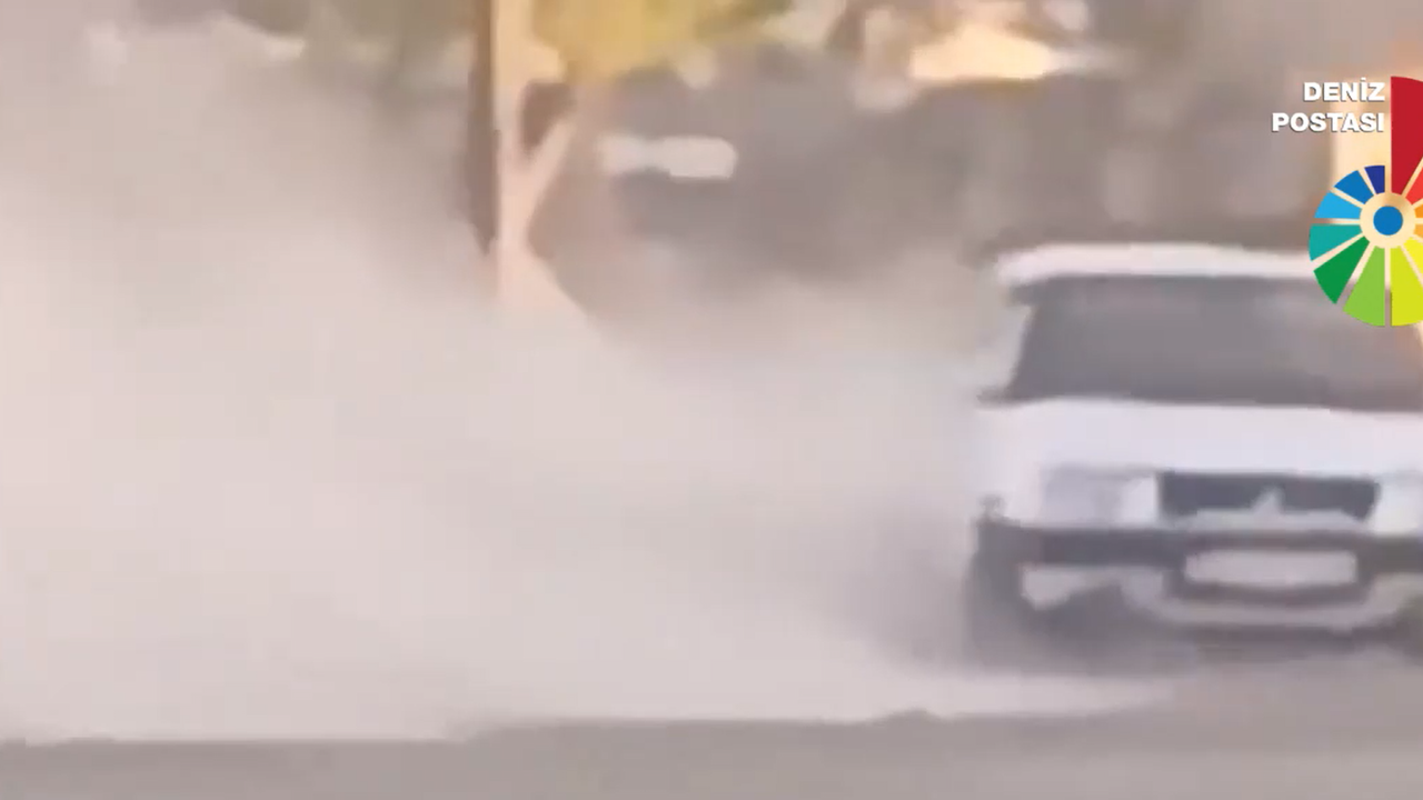 Alkol Alıp, Drift Attı, Ortalığı Tozu Dumana Kattı!
