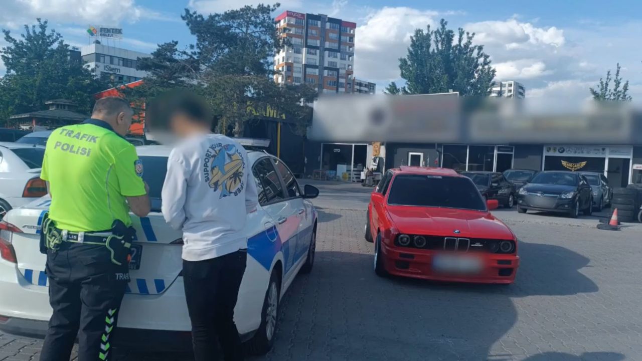 Kayseri'de Drift Yapan Sürücülere Rekor Ceza Kesildi!