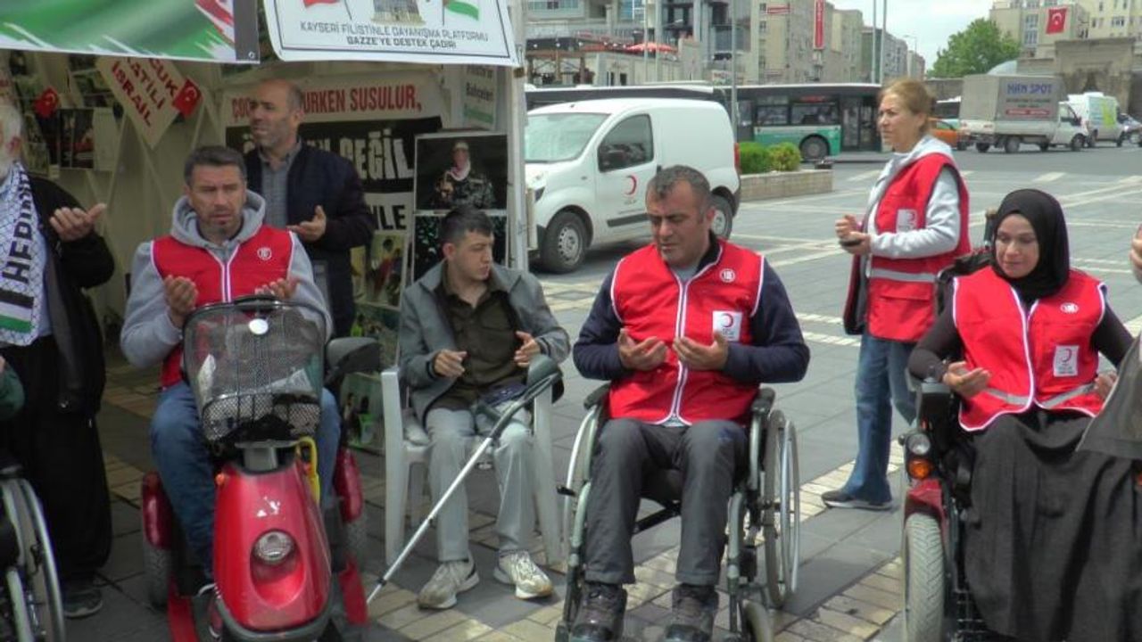 Kayseri'de Engelli Vatandaşlardan Örnek Davranış!