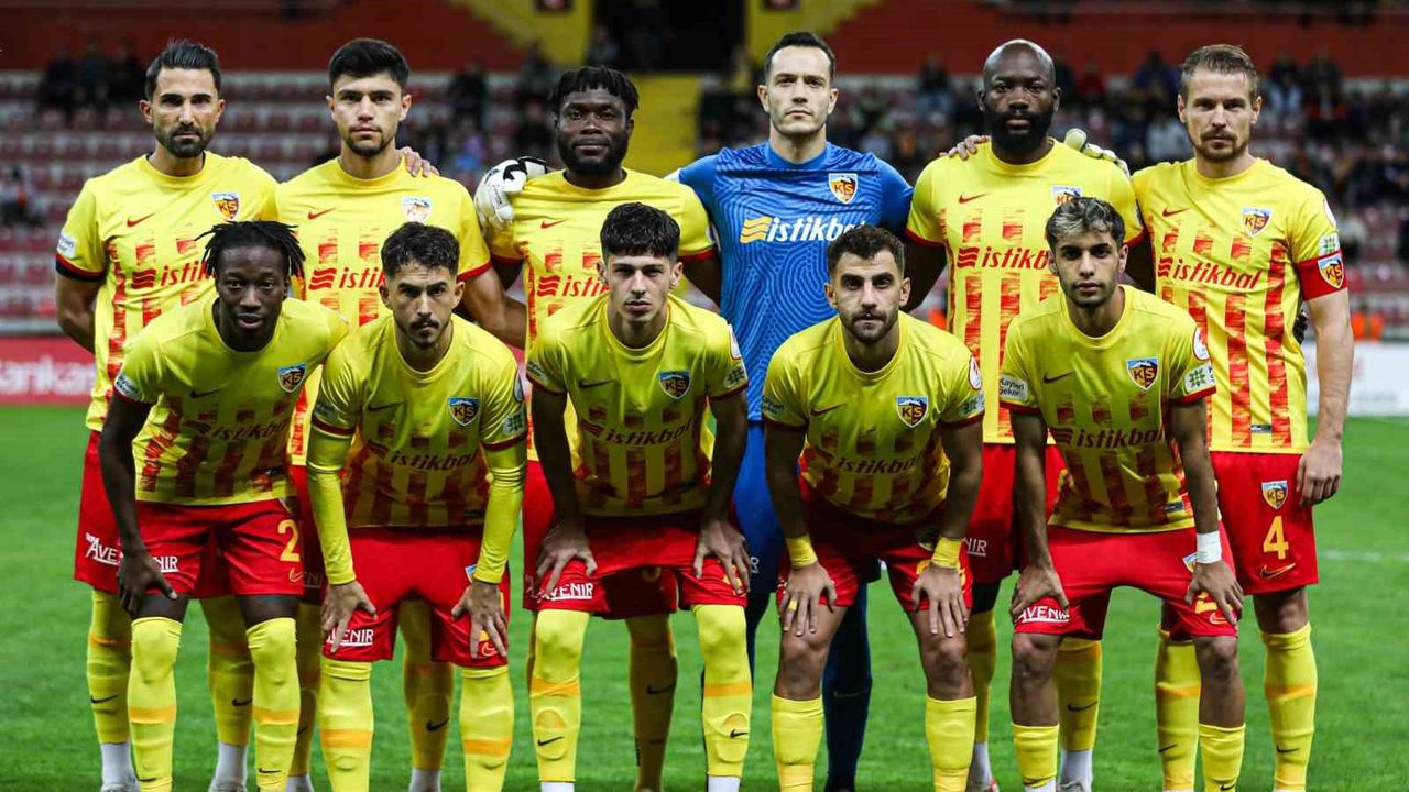 Kayserispor'un İlk 11'i Belli Oldu!
