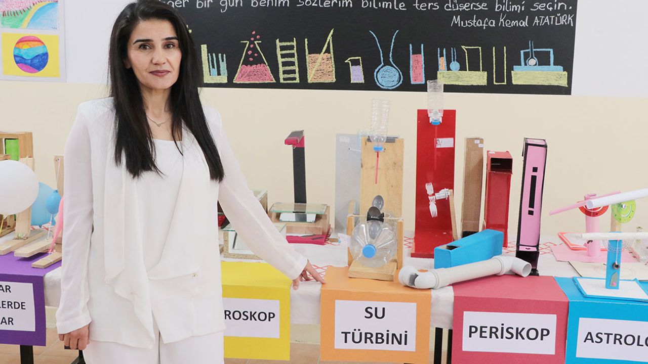 Kayseri'de Öğrencilerin Kullanılmayan Eşyalarla Yaptıkları Büyüledi