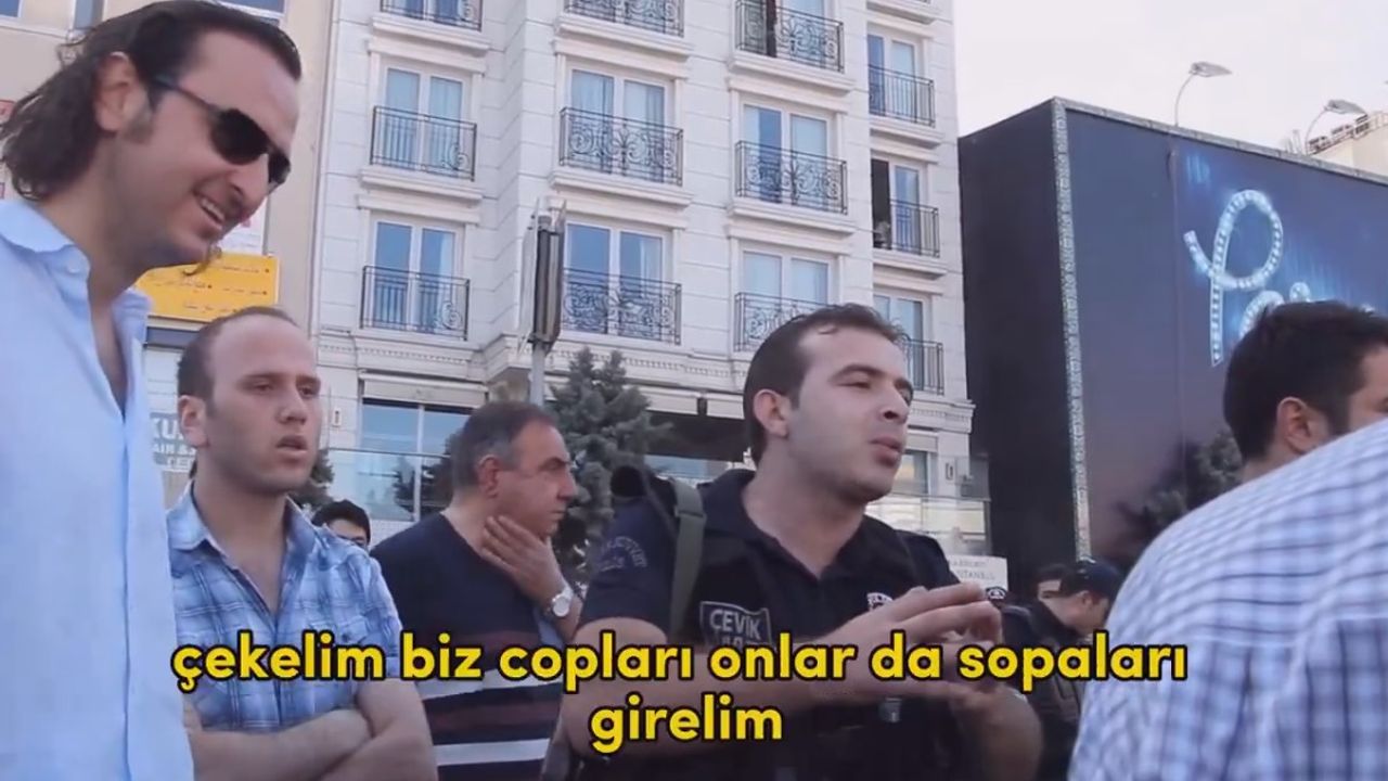 Polisin Kurduğu Cümleler Gündem Oldu – İşte O Görüntüler…