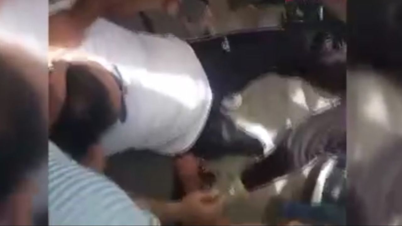 Valinin Korumaları Şüphelilerden Birini Etkisiz Hale Getirdi! İşte O görüntüler...