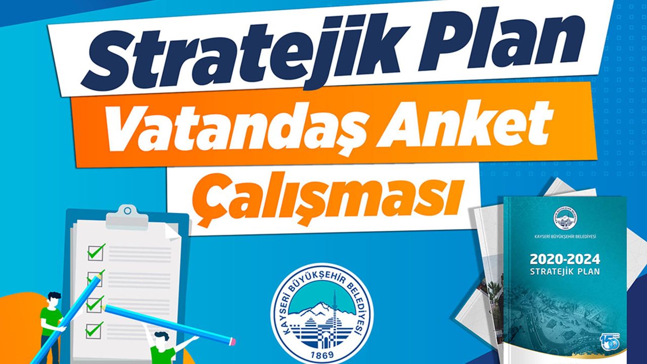 Kayseri'de Büyükşehir Belediyesi'nden Anket Çalışması