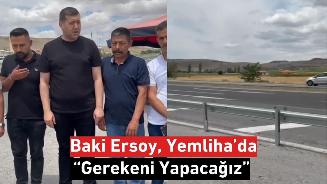 Baki Ersoy, Yemliha’daki Kriz İçin Vali Gökmen Çiçek’le Görüştü!