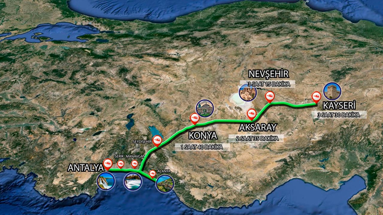 Kayseri-Antalya Hızlı Tren Projesi Ne Zaman Bitecek?