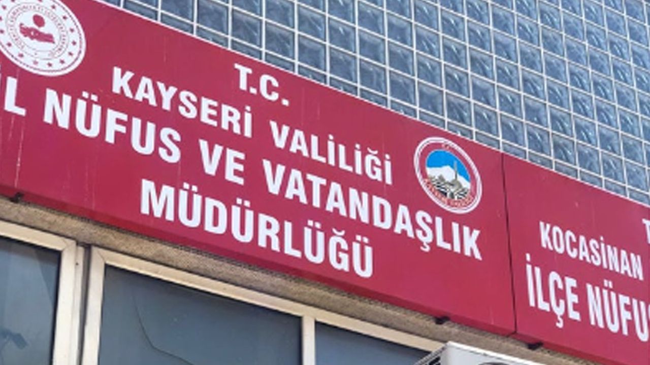 Kayseri'de Hafta Sonu Hangi Nüfus Müdürlükleri Açık Olacak?