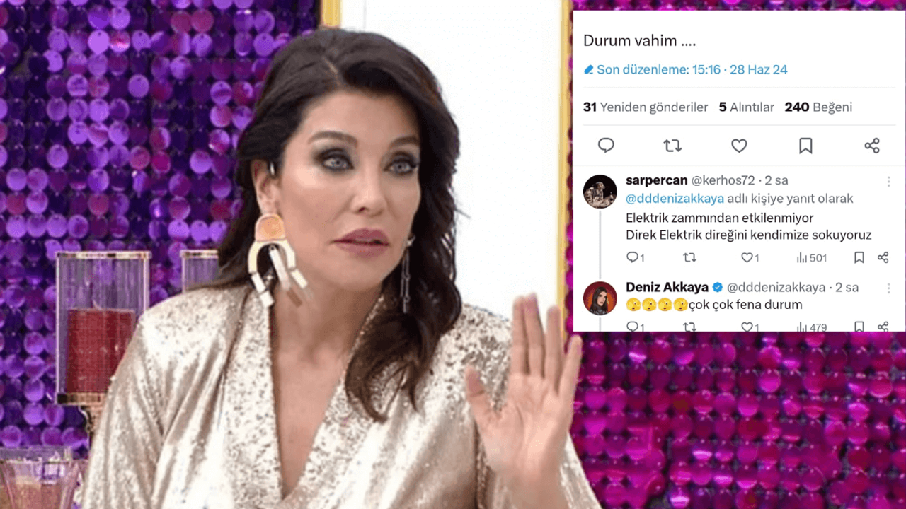 Kayserili Ünlü Manken Elektriğe Gelen Zamma İsyan Etti!