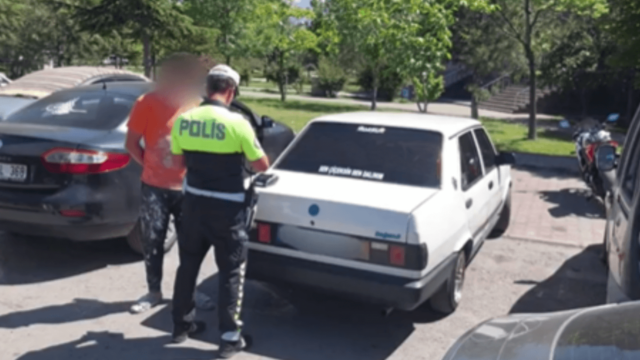 Kayseri’de Drift Atarak Tehlike Yarattı! Polisin Radarından Kaçamadı!