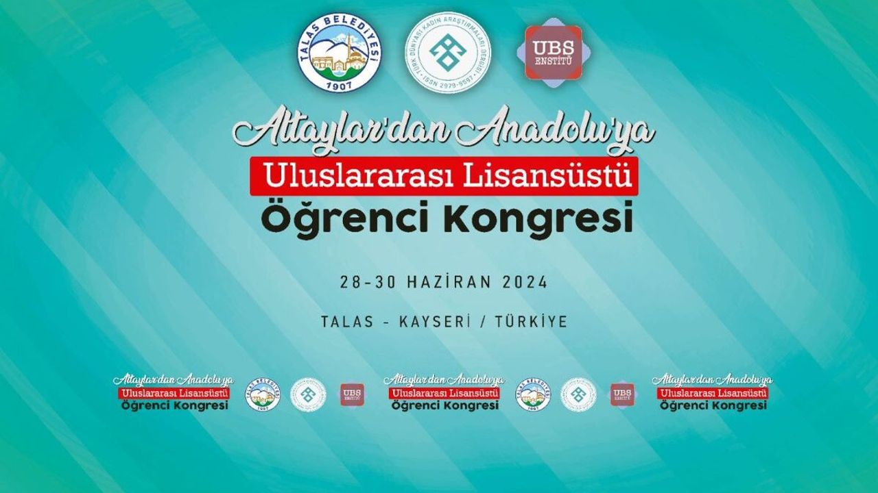 Talas, Uluslararası Kongreye Ev Sahipliği Yapacak...