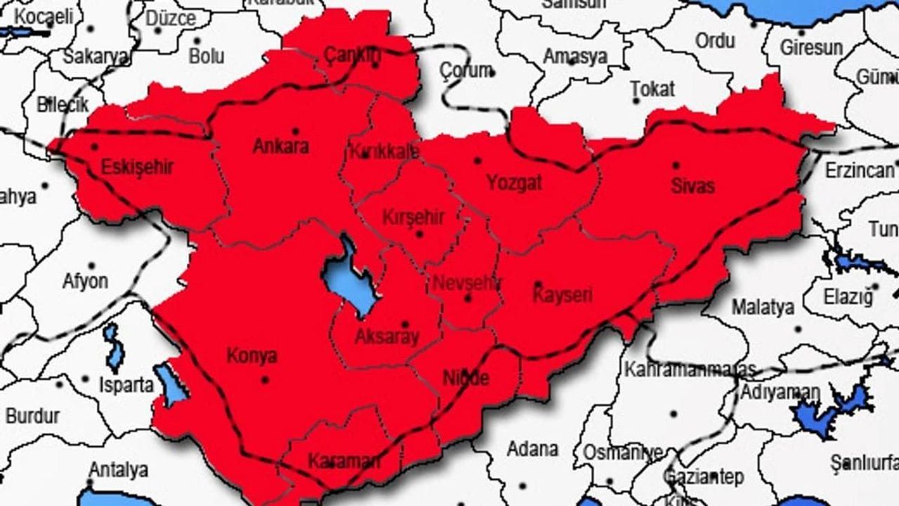 Yarına Dikkat! Balkanlardan Girecek, Kayseri, Kırşehir, Nevşehir, Niğde, Sivas, Yozgat ve Aksaray'ı Etkileyecek