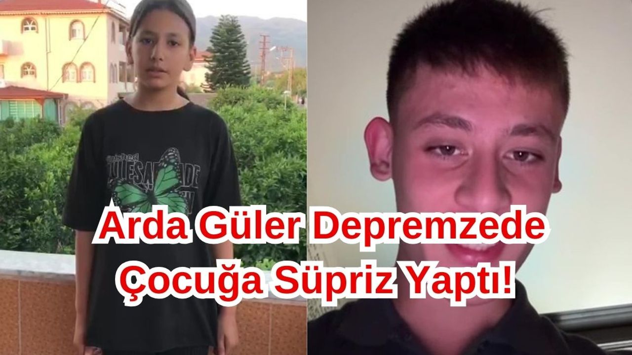 Arda Güler'den Depremzede Çocuğa anlamlı Jest!