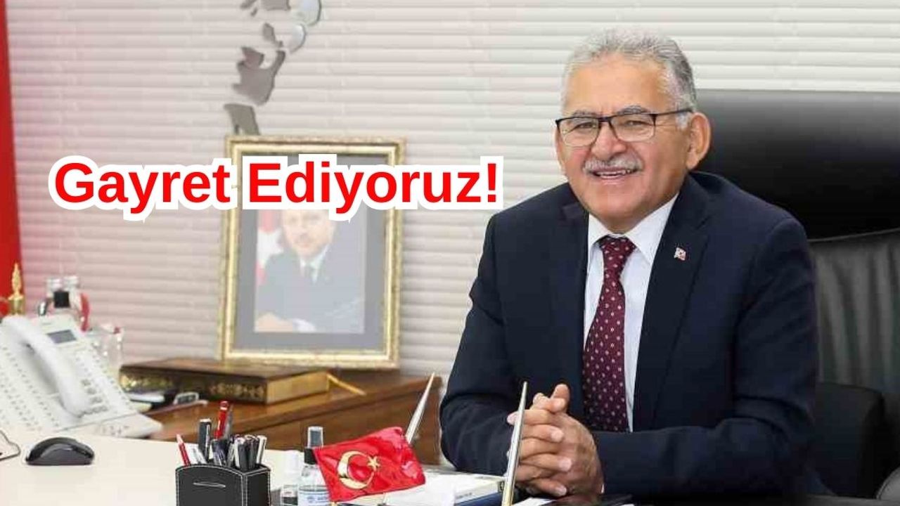 Başkan Büyükkılıç: ' Gayret Ediyoruz' Dedi!