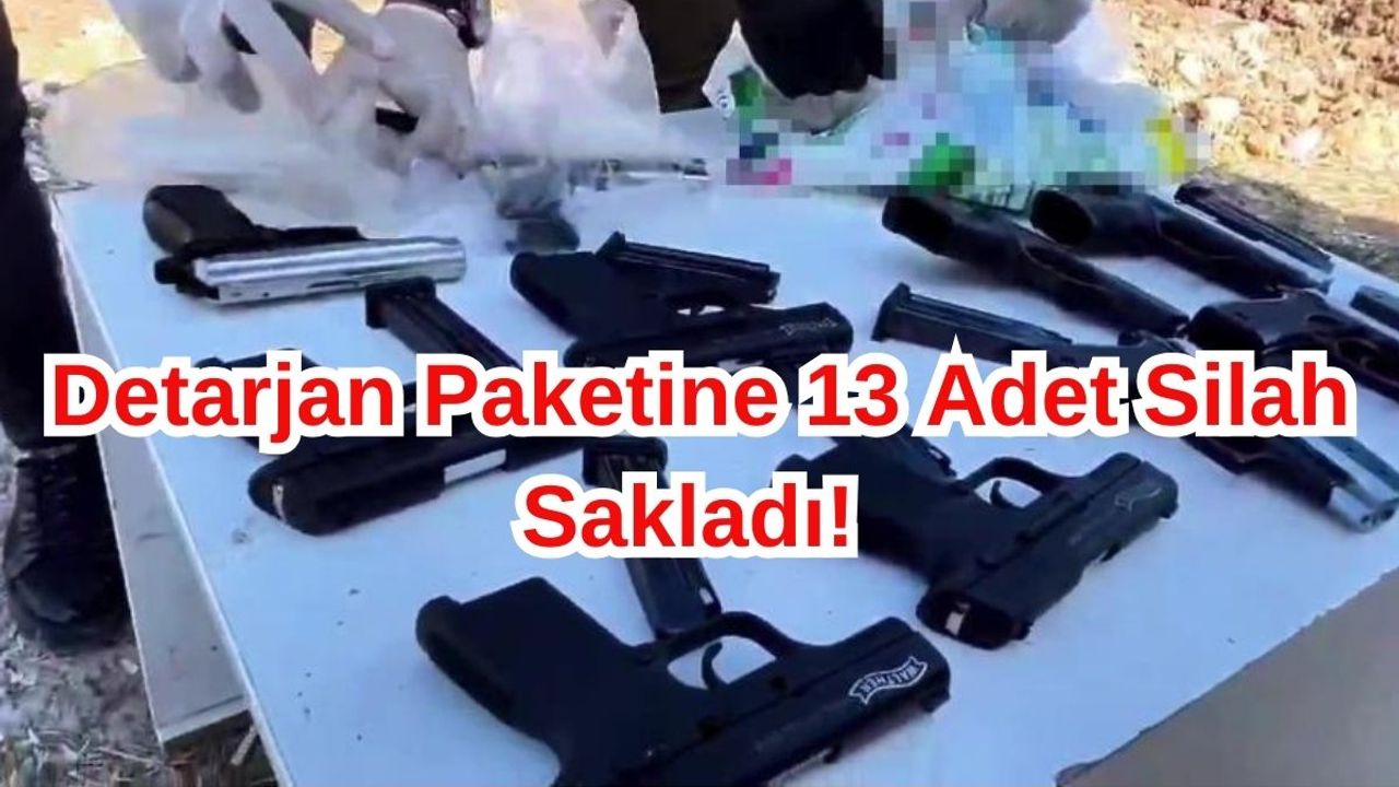 Toz Deterjan Paketlerine 13 Adet Silah Sakladı!