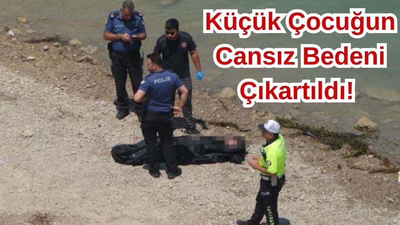 Göle Düşen Otomobilden Küçük Çocuğun Cansız Bedeni Çıkartıldı!