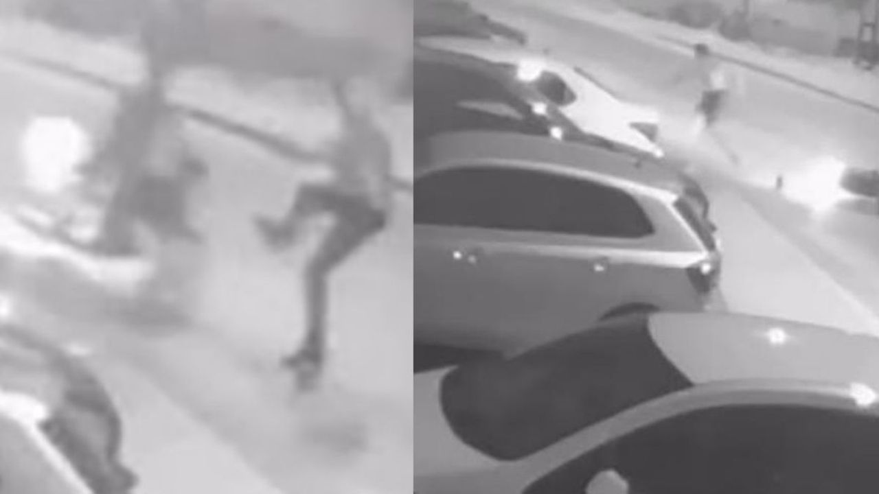Polis Tekme Atarak Kaçan Motosikletliyi Durdurdu!