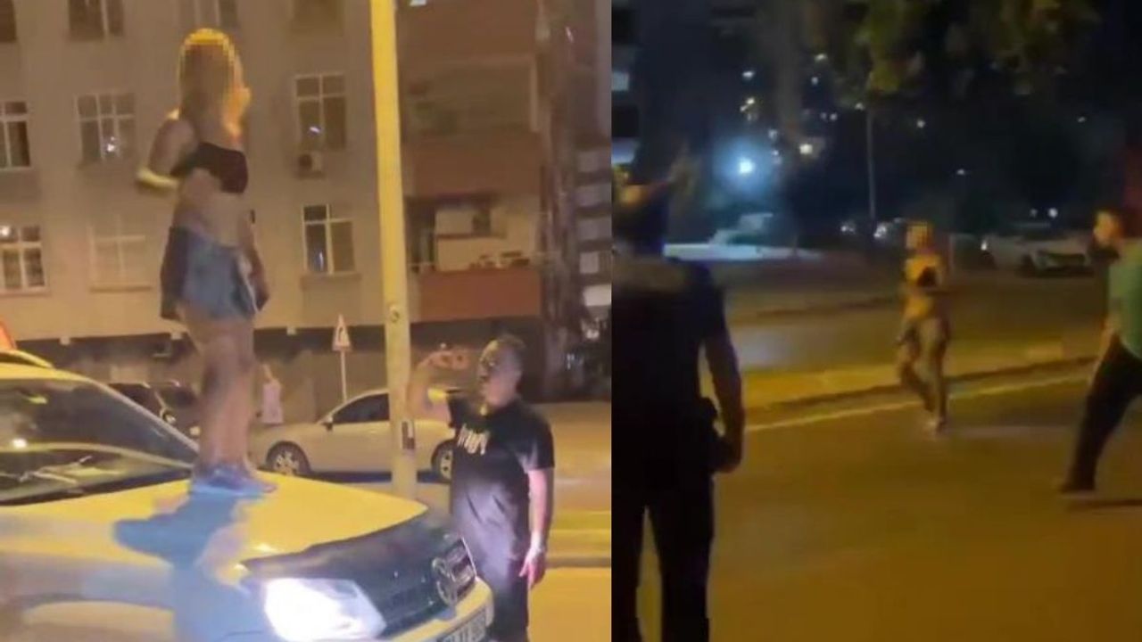 Ortalığı Birbirine Katan Kadın Zombi Gibi Göründü!