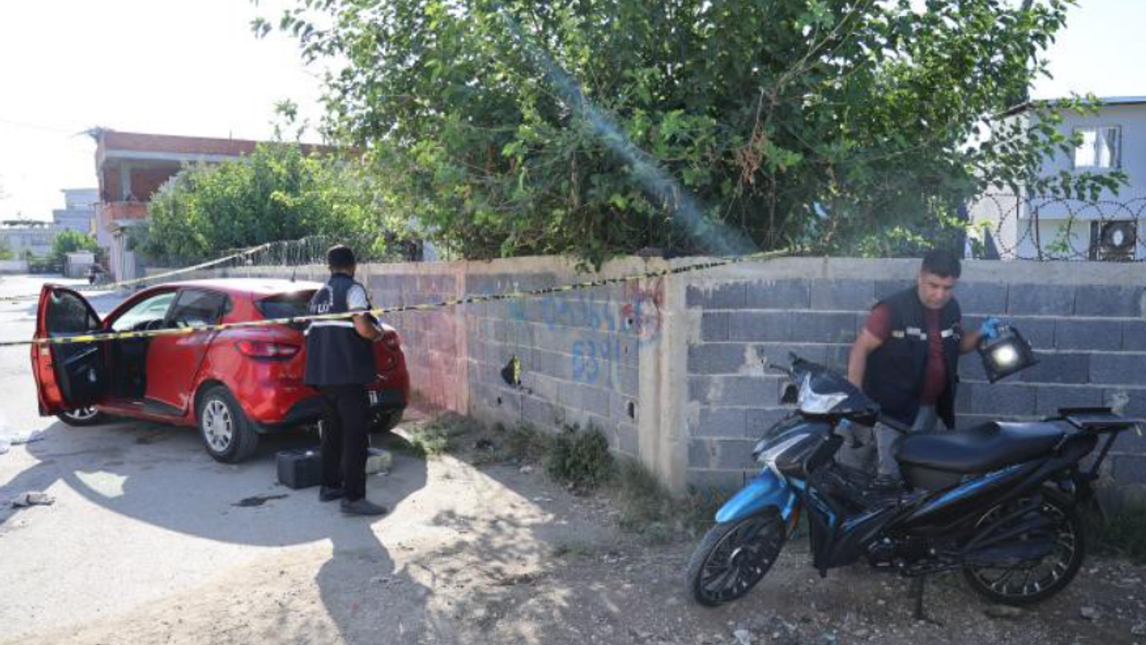 Motosikletiyle Geldi Eniştesine Ateş Açtı!