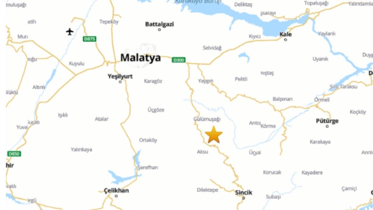 Deprem Bölgesi Yine Sallandı! Malatya'da Deprem!