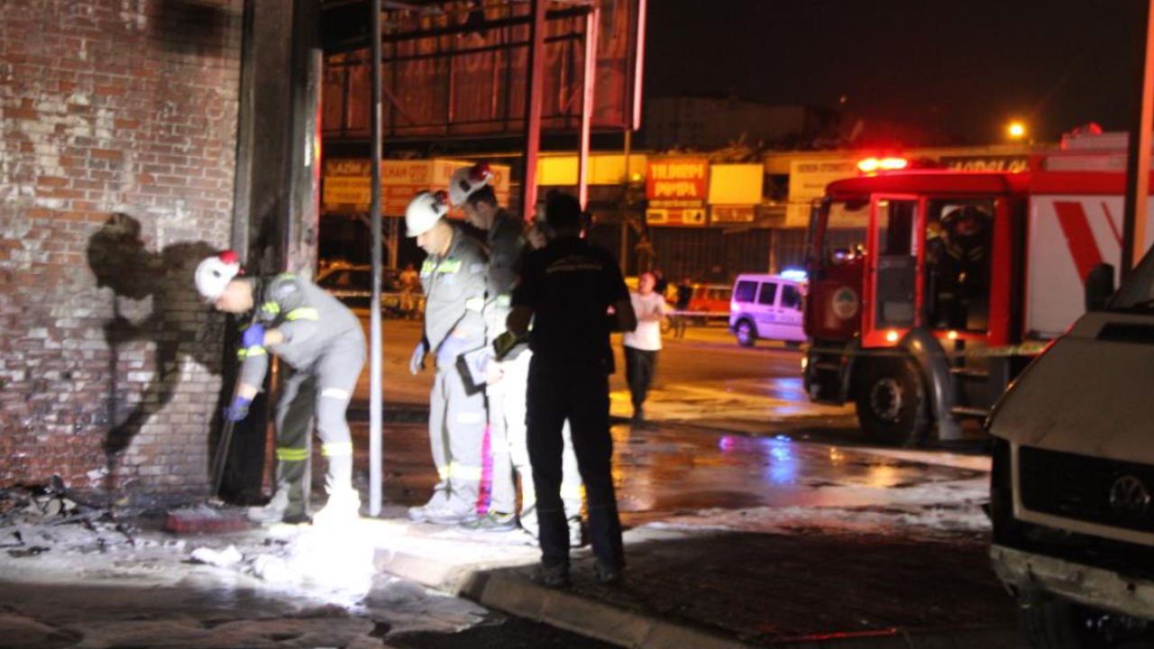 Kayseri’de Yangın! Doğalgaz Borusu Patladı