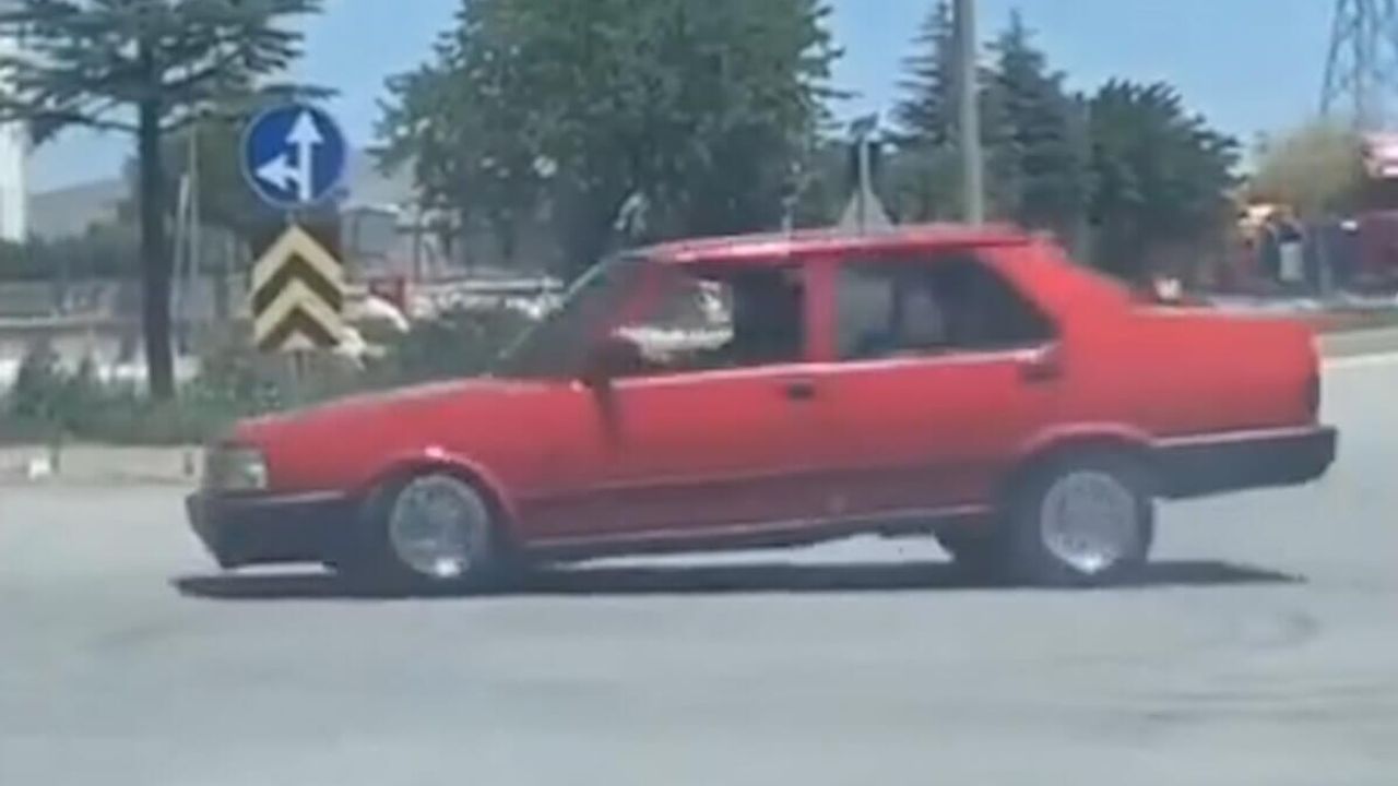 Drift Atan ve Çevreyi Rahatsız Eden Sürücüye İbretlik Ceza!