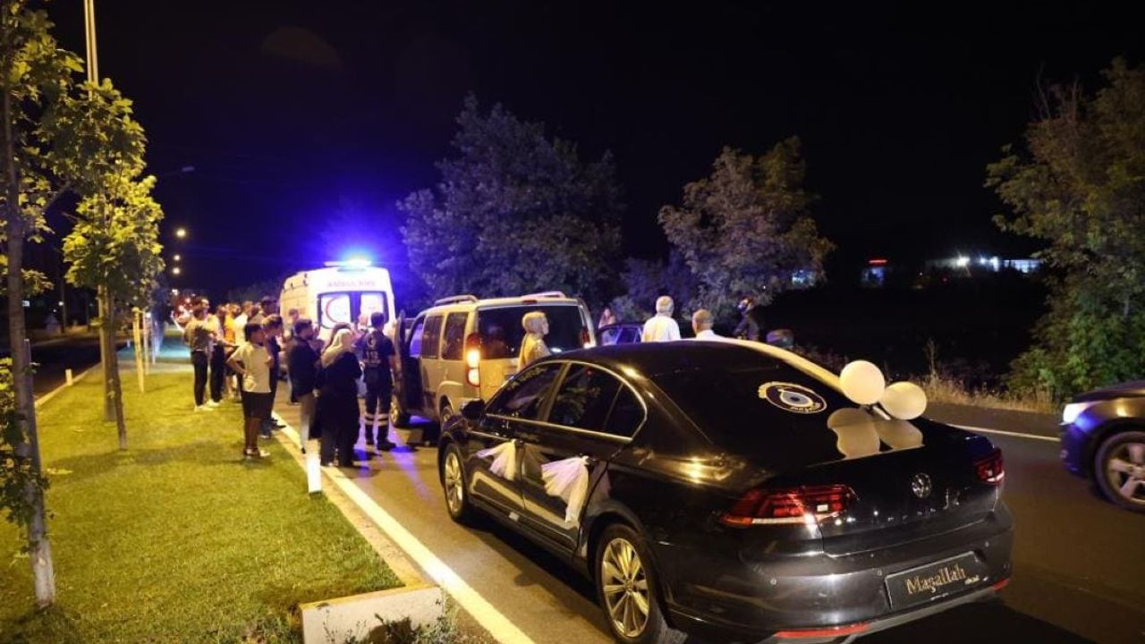 Düğün Konvoyunda Kaza: Yaralılar Var!