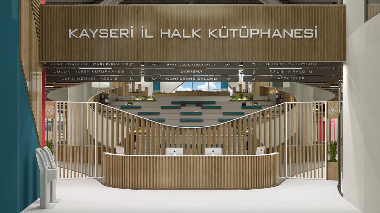 Kayseri'de Yeni Halk Kütüphanesi'nde Sona Gelindi!