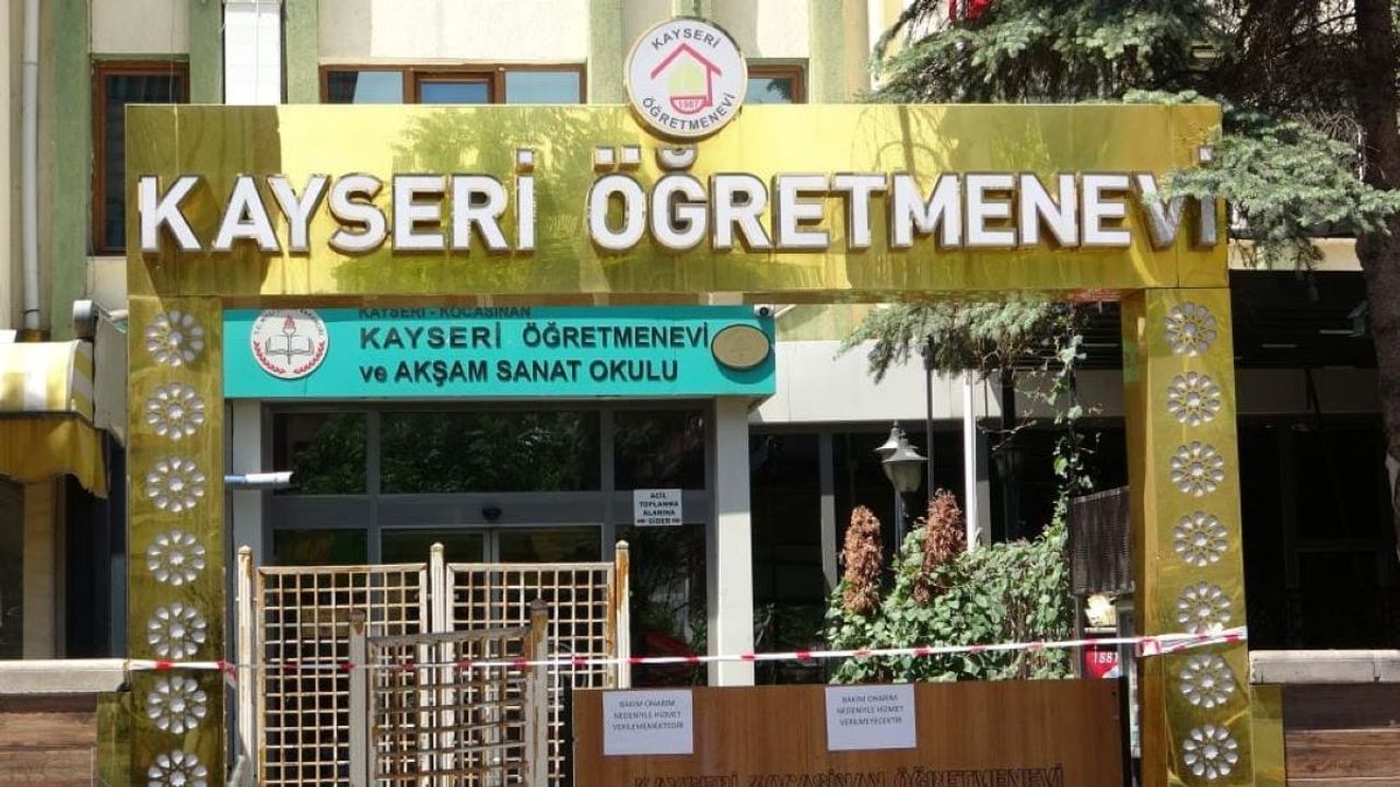 Kayseri Öğretmenevi'ne Giriş Çıkışlar Kapatıldı!