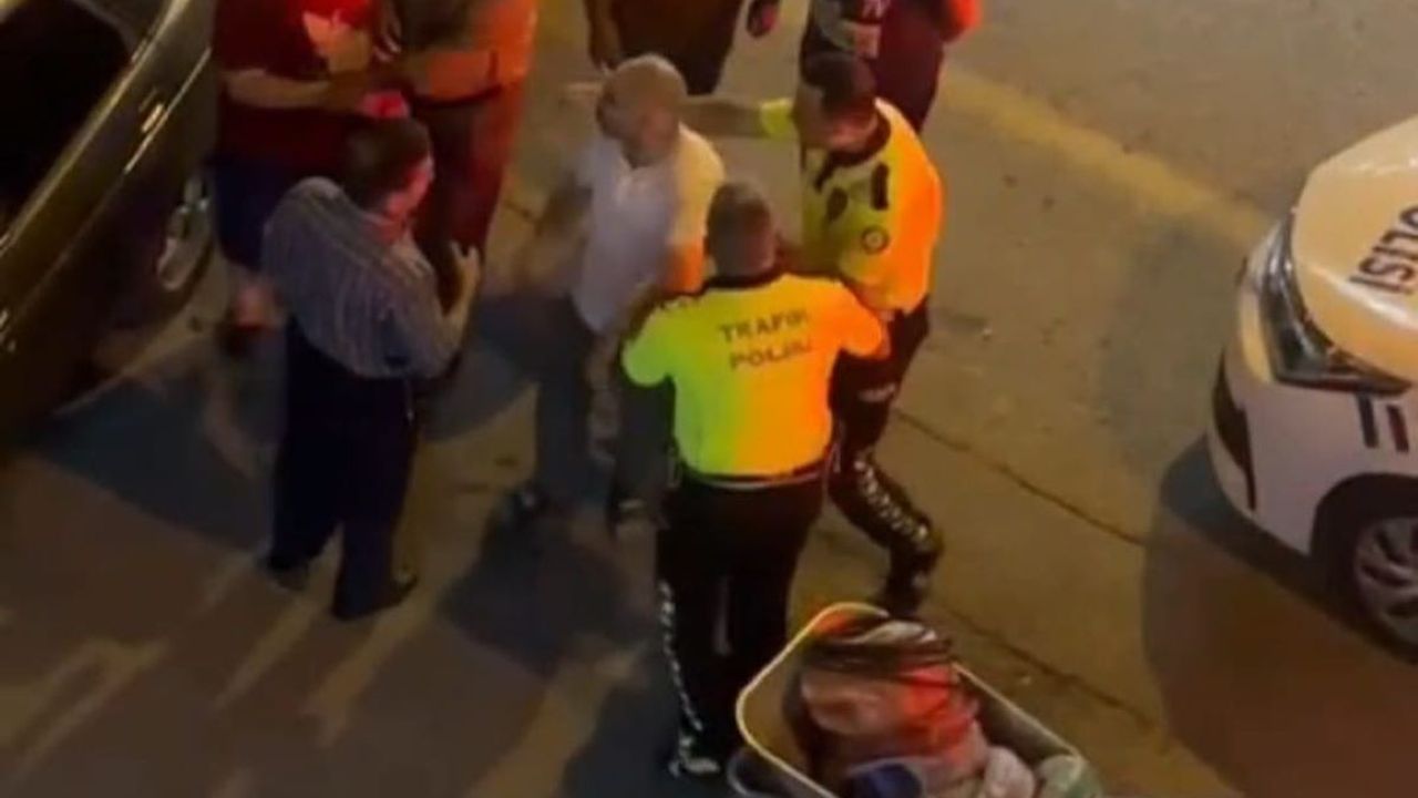 Kayseri’de Alkollü Sürücü Araçlara Dalıp, Polisle Kavga Etti!