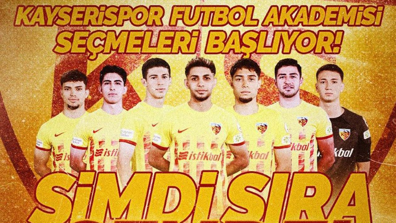 Kayserispor Yeni Yıldızlarını Arıyor! Seçmeler Ne Zaman Yapılacak?