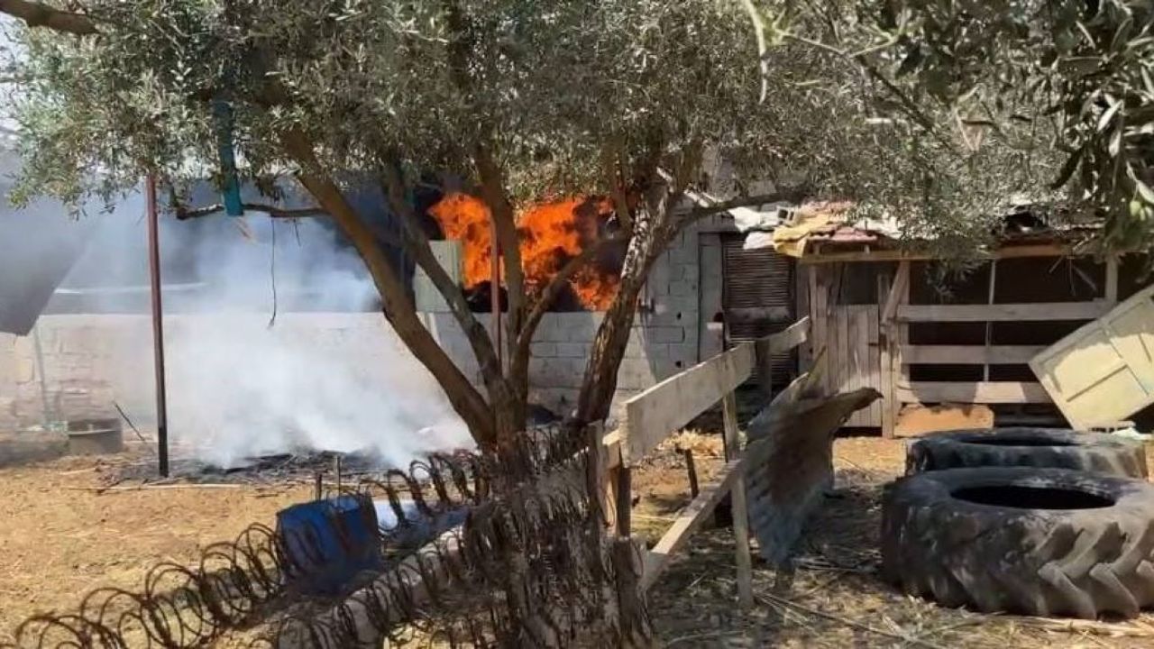 Samanlıkta Korkutan Yangın!