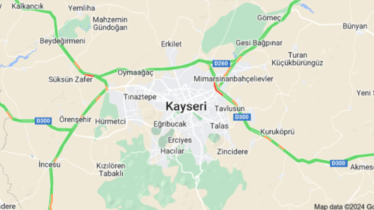 Kayseri’de Bugün Trafiğe Kapatıldı! O Yolları Kullanmayın