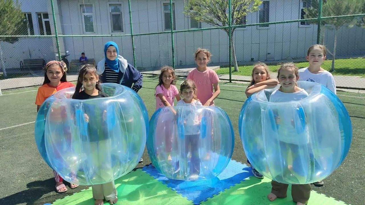 Kayseri'de Çocuklar Yaz Tatilini Bakın Nasıl Geçiriyor?