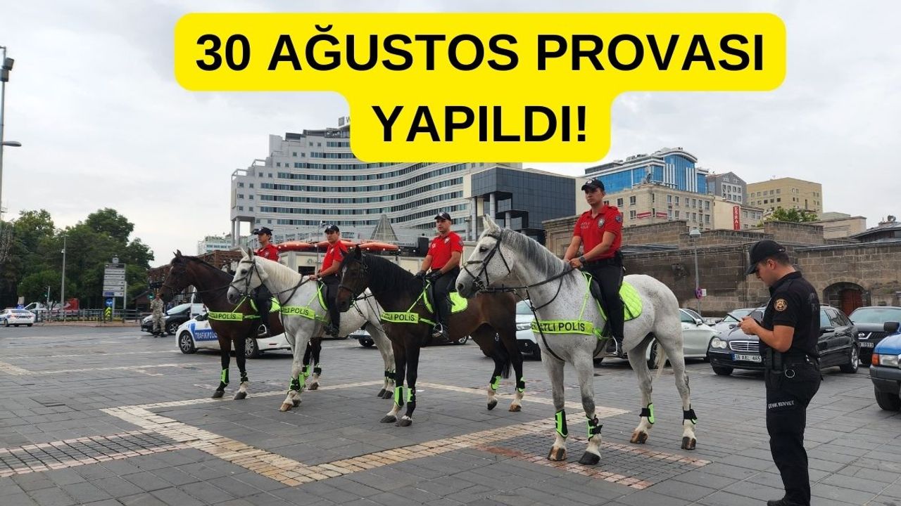 Kayseri'de 30 Ağustos Provası Yapıldı!