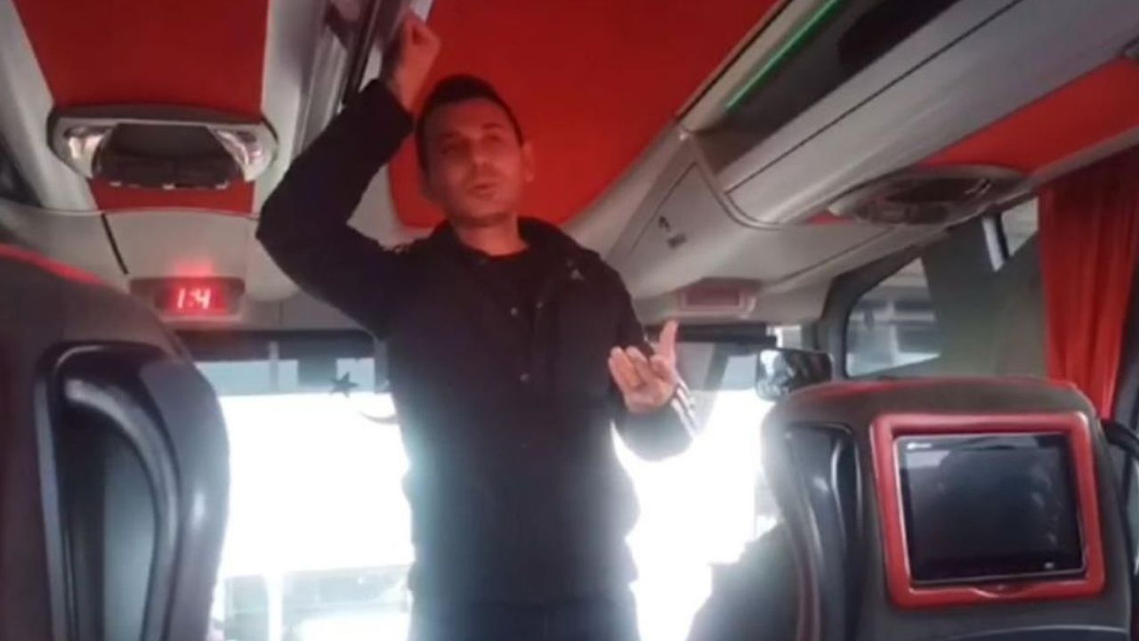 Kayseri Polisinden Sıra Dışı Denetim! Otobüse Yolcu Olarak Bindi