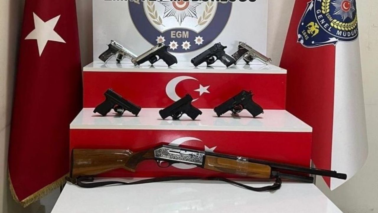 Tabanca, Uyuşturucu Ve Av Tüfeği Ele Geçirildi!