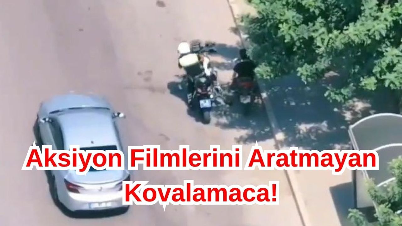 Akisyon Sahnelerini Aratmayan Kaçış! Polis Drone İle Yakaladı