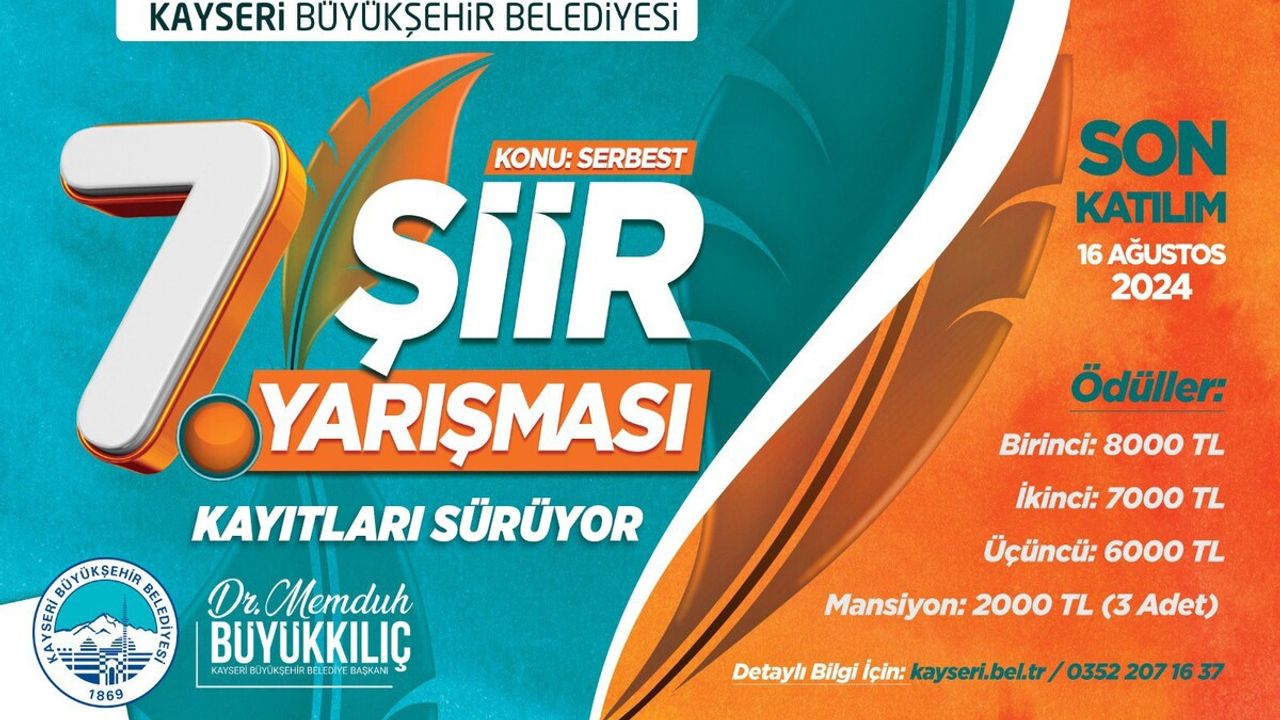 27 bin TL Ödül! Kayseri'de Yarışma!