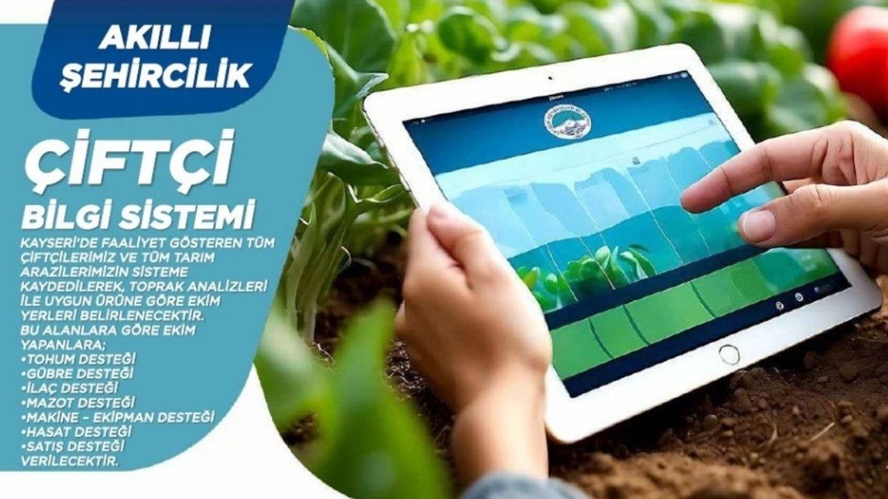 Kayseri’de Yenilik! Çiftçiye Müjde !