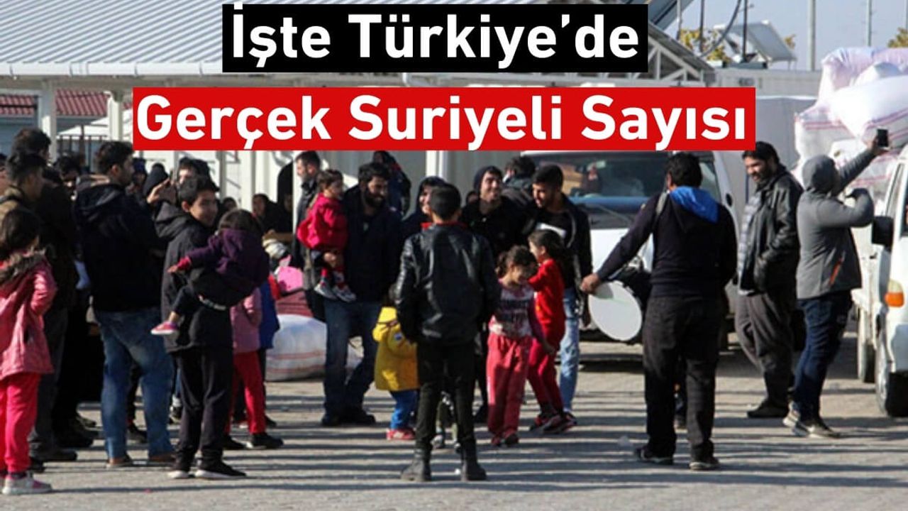 İddialar Yalanlandı! İşte Türkiye’de Gerçek Suriyeli Sayısı