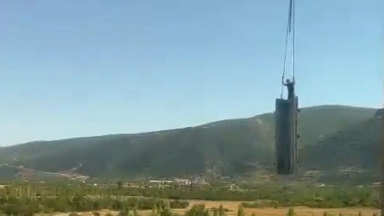 Vinçteki İşçi Herkesi Korkuttu!